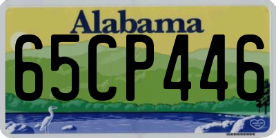AL license plate 65CP446