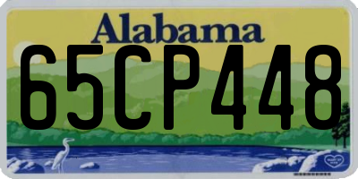 AL license plate 65CP448