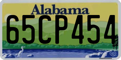 AL license plate 65CP454