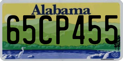 AL license plate 65CP455
