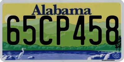AL license plate 65CP458