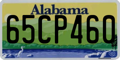 AL license plate 65CP460