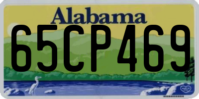 AL license plate 65CP469