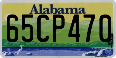 AL license plate 65CP470