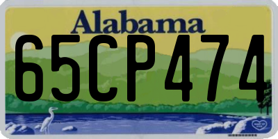 AL license plate 65CP474