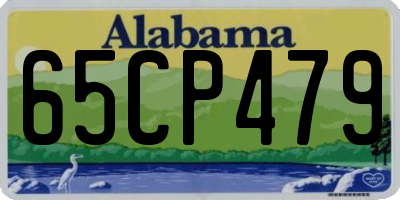 AL license plate 65CP479