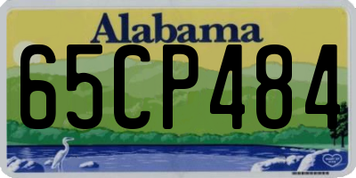 AL license plate 65CP484