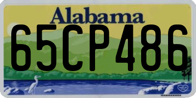 AL license plate 65CP486