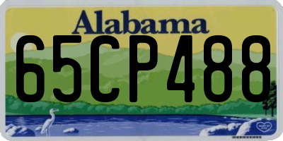 AL license plate 65CP488