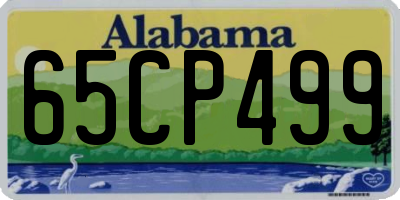 AL license plate 65CP499