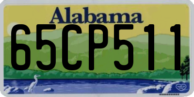 AL license plate 65CP511