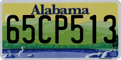 AL license plate 65CP513