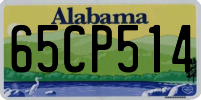 AL license plate 65CP514