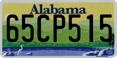 AL license plate 65CP515