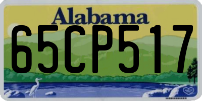 AL license plate 65CP517