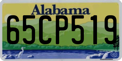 AL license plate 65CP519
