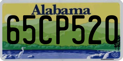 AL license plate 65CP520