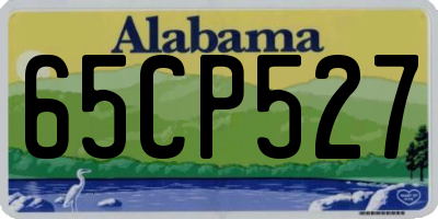 AL license plate 65CP527