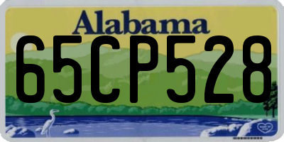 AL license plate 65CP528