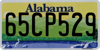 AL license plate 65CP529