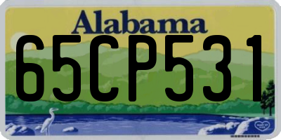 AL license plate 65CP531