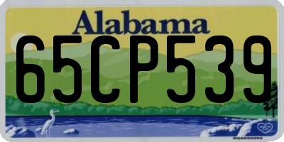 AL license plate 65CP539