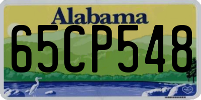 AL license plate 65CP548