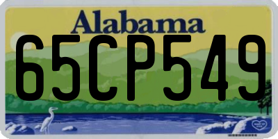 AL license plate 65CP549