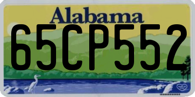 AL license plate 65CP552