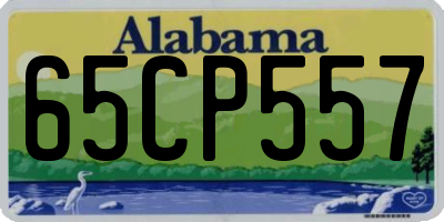 AL license plate 65CP557