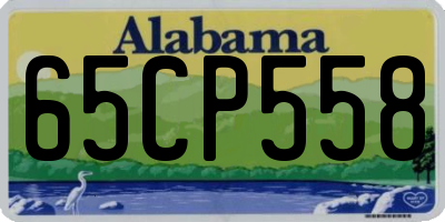AL license plate 65CP558