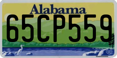 AL license plate 65CP559