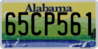 AL license plate 65CP561