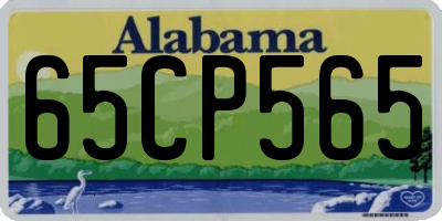 AL license plate 65CP565