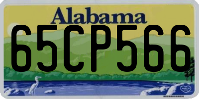 AL license plate 65CP566