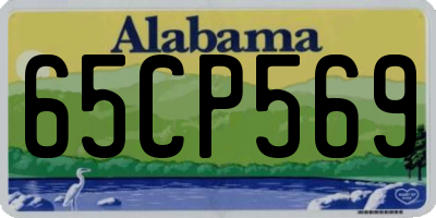 AL license plate 65CP569