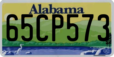 AL license plate 65CP573