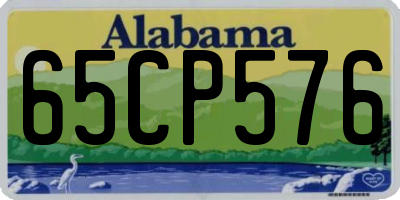 AL license plate 65CP576