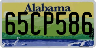 AL license plate 65CP586