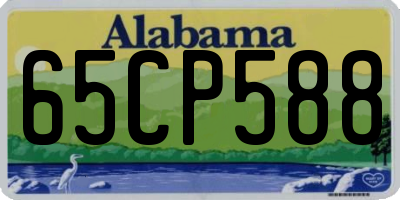 AL license plate 65CP588