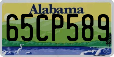 AL license plate 65CP589