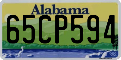 AL license plate 65CP594
