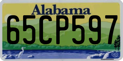 AL license plate 65CP597