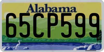 AL license plate 65CP599