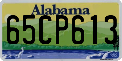 AL license plate 65CP613