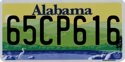 AL license plate 65CP616