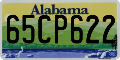 AL license plate 65CP622