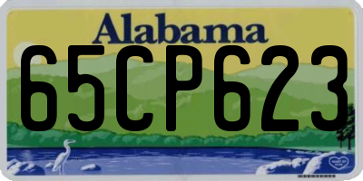 AL license plate 65CP623