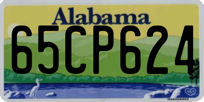 AL license plate 65CP624