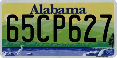 AL license plate 65CP627